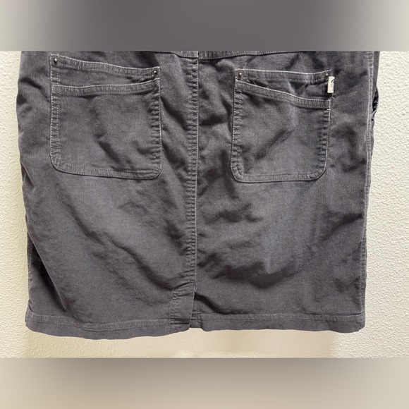 The North Face Nenana Corduroy Skirt Pockets Stretch Gray Women's Medium - Picture 6 of 7